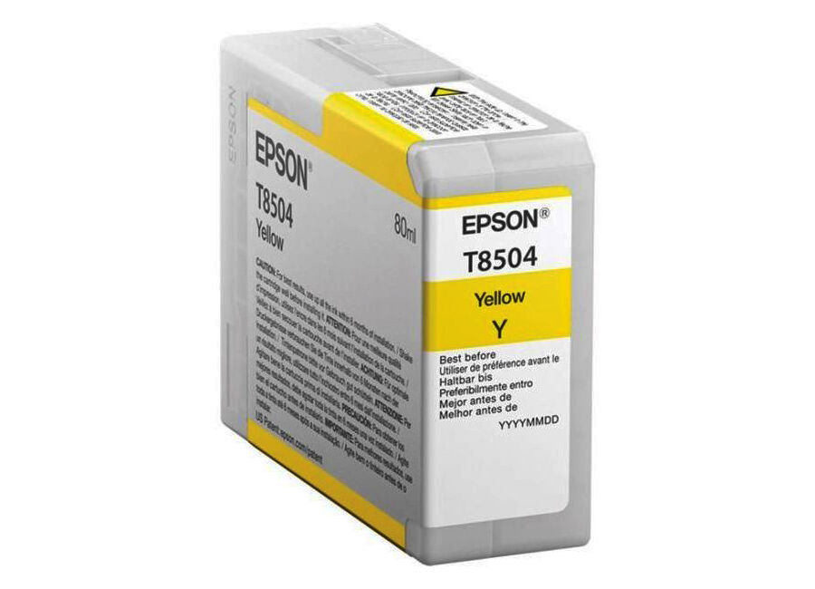 Картридж Epson T8504 Yellow 80 мл (C13T850400)