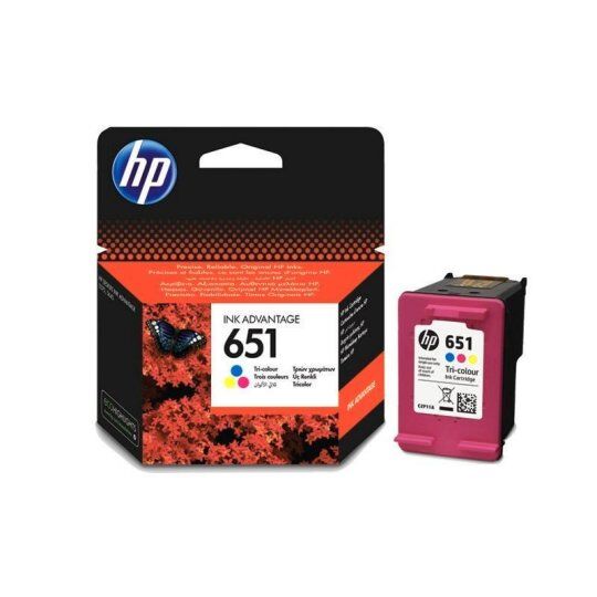 Картридж струйный HP 651 C2P11AE многоцветный (300стр.) для DJ IA
