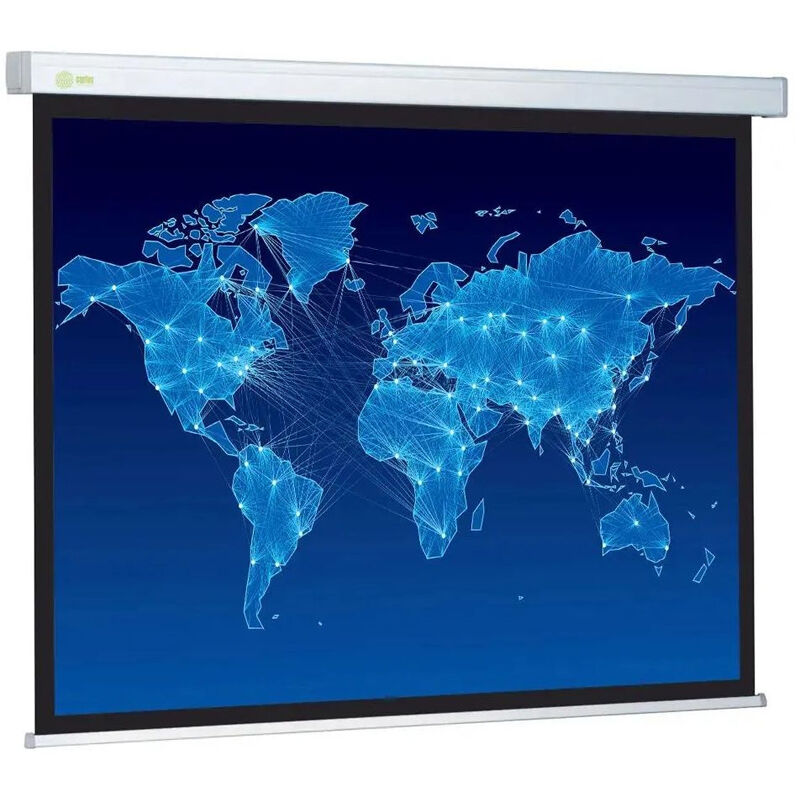 CS-PSW-170X170, Экран настенно-потолочный CACTUS Wallscreen 170x170 см 1:1 ручное управление