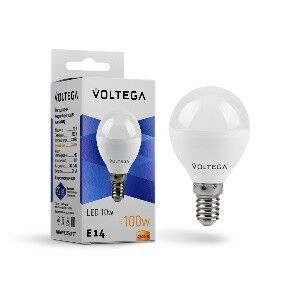 Лампочка VG2-G45E14warm10W Voltega E14 10 Вт