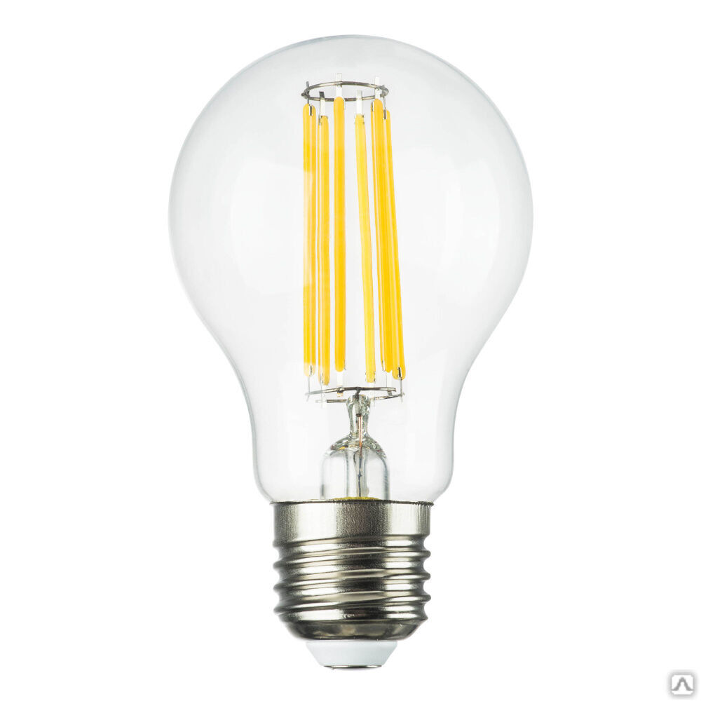 Лампа LED FILAMENT 220V A60 E27 8W=80W 810LM 360G CL 3000K 15000H