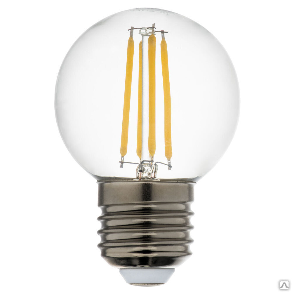 Лампа LED FILAMENT 220V G50 E27 6W=65W 400-430LM 360G CL 4000K 30000H