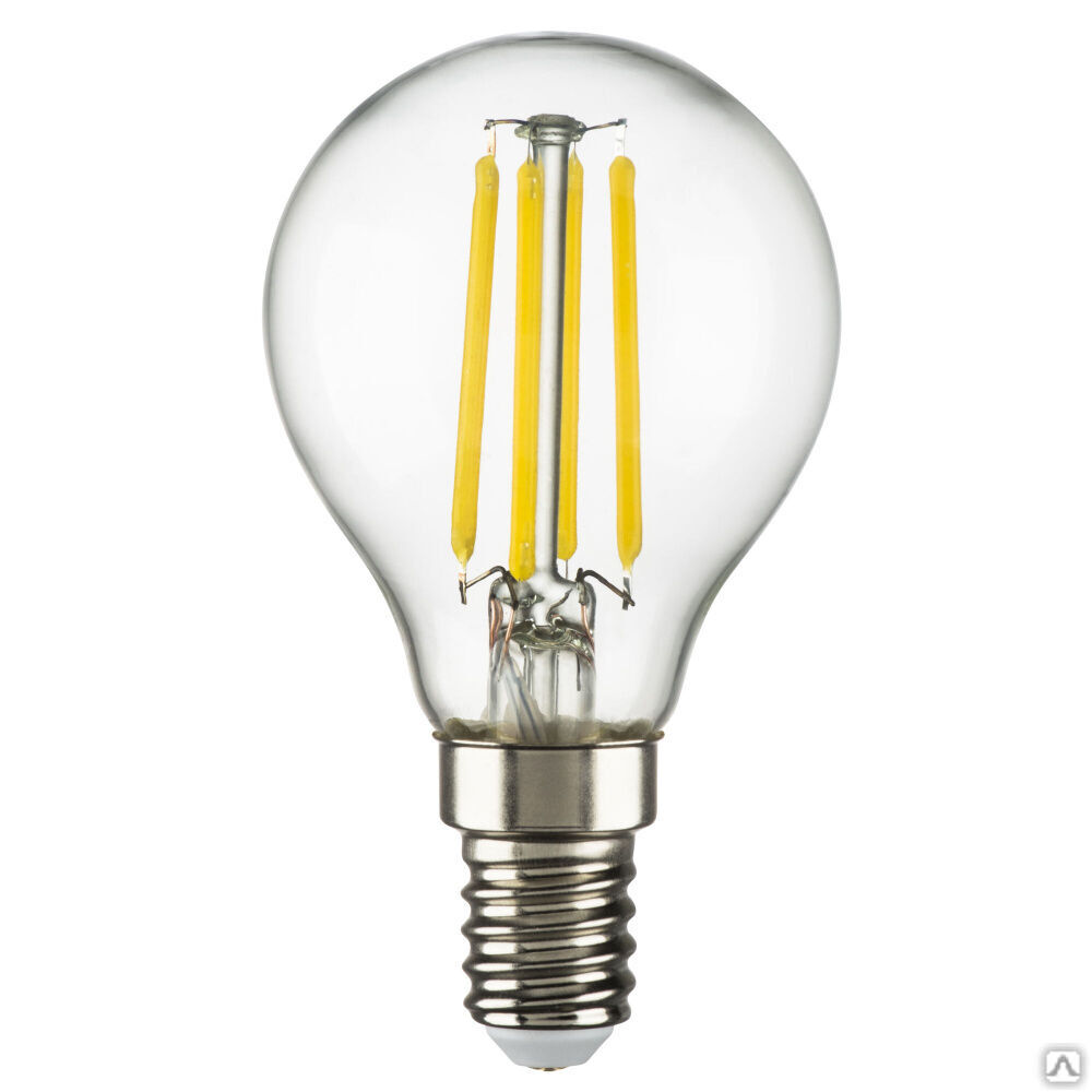 Лампа LED FILAMENT 220V G45 E14 6W=65W 560LM 360G CL 3000K 15000H