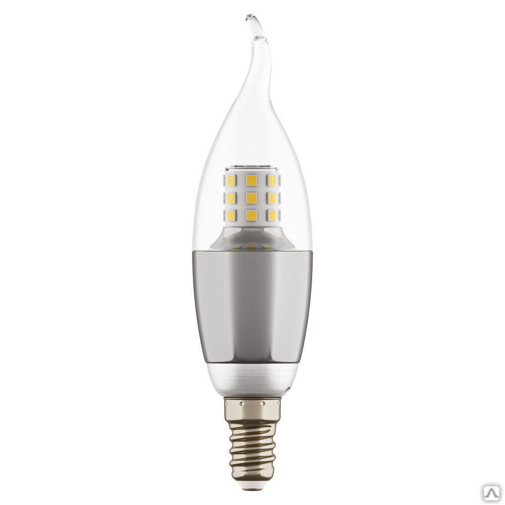 Лампа LED 220V CA35 E14 7W=70W 460LM 60G CL/CH 3000K 20000H