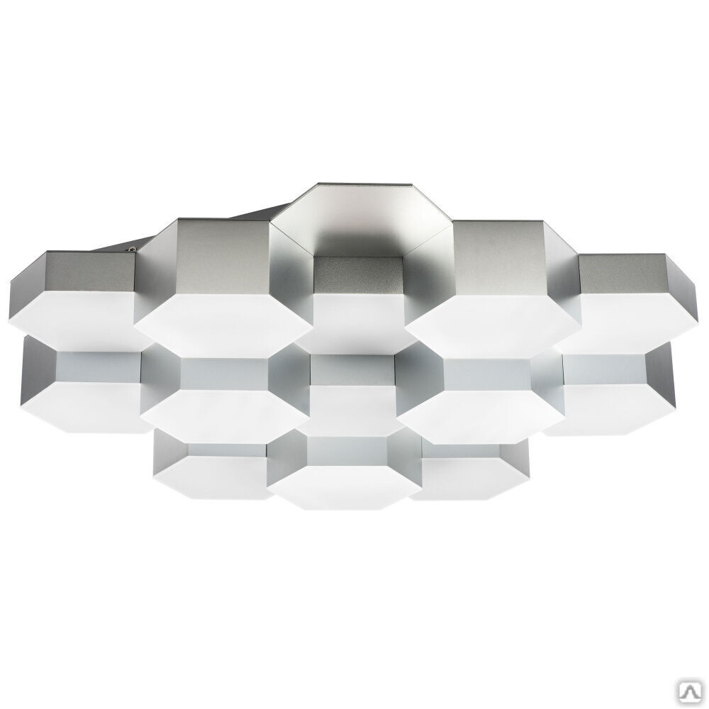 Люстра потол FAVO LED-80W 3840LM Silver 3000K