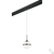 Светильник для 1-фазного трека GLOBO 1х40W E14 КОРИЧНЕВЫЙ/белый/черный (813117+595007) #2