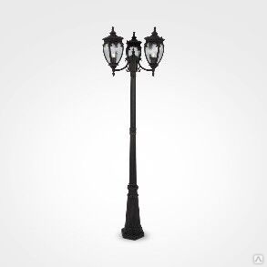Садово-парковый светильник Outdoor Fleur h 2390 см, ширина 525 см, d 525 мм E27 O414FL-03BZ 