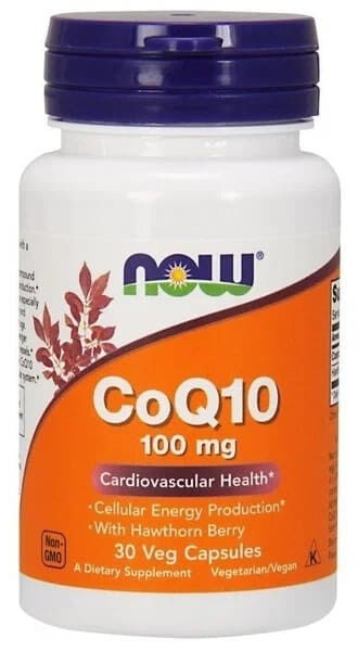 Бад Кофермент Q10 (100 мг) 30 капсул Now foods