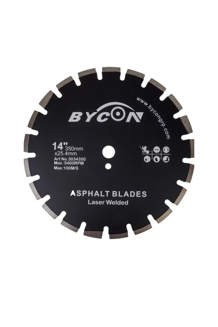 Алмазный сегментный диск D350мм BYCON LASER ASPHALT