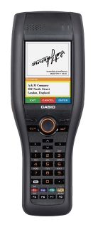 Терминал сбора данных Casio DT-X30R-15 Win Mob 6.1, 128MB, лазерный, цветной QVGA дисплей, WiFi 802.11b/g, Bluetooth, Ir