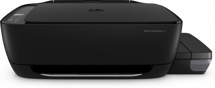 МФУ струйное цветное HP Ink Tank Wireless 415 Z4B53A принтер/сканер/копир, А4, 8/5 стр/мин, USB, WiFi, СНПЧ, черный
