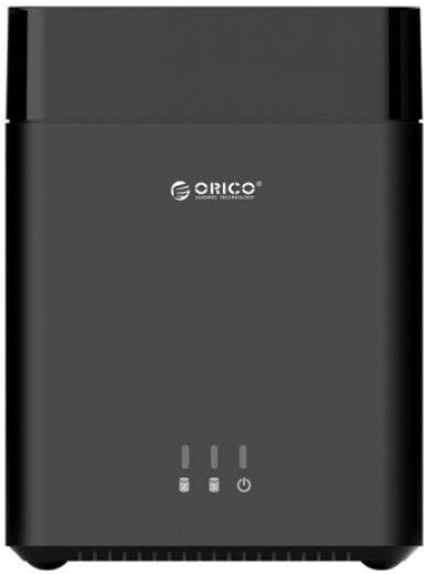 Док-станция Orico DS200C3-BK для 2*накопителей 3.5", до 10 ТБ каждый