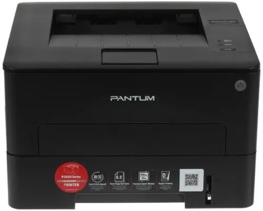 Принтер лазерный черно-белый Pantum P3020D А4, 30 стр/мин, 1200x1200 dpi, 32MB RAM, дуплекс, лоток 250 л. USB, старт. ко