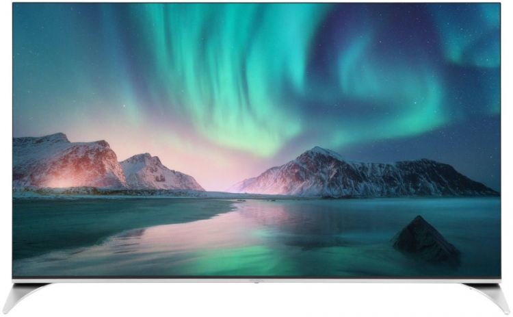 Телевизор Hyundai H-LED55QBU7500 Android TV Frameless черный 4K Ultra HD 60Hz DVB-T DVB-T2 DVB-C DVB-S DVB-S2 USB WiFi S