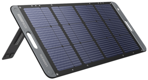 Панель солнечная UGREEN SC100 15113_ портативная 100Вт, темно-серый