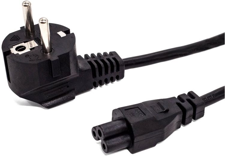 Комплект кабелей Filum FL-PC10-EU-C5-1M, 100 шт., CEE 7/7- С5, 3х0.75мм², 220В, 10A, чёрный, 1 м.