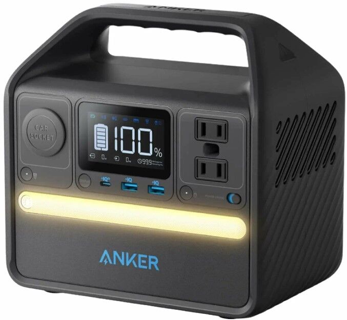 Зарядное устройство сетевое Anker 521 A1720313 емкостью 256 Втч с выходом переменного тока 220 В, 4 выходных разъема: 1x
