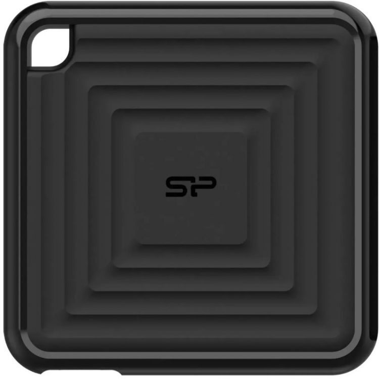 Внешний SSD USB 3.2 Gen 2 Type-C Silicon Power SP010TBPSDPC60CK PC60 1TB SATA 6Gb/s 540/500MB/s black