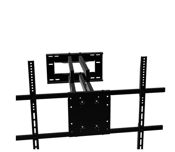 Кронштейн ONKRON M8L для телевизора черный 42"-110" макс.100кг настенный поворотно-выдвижной и наклонный