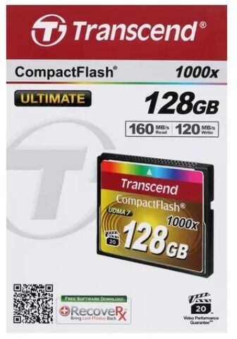 Карта памяти 128GB Transcend TS128GCF1000 Ultra Speed 1000X