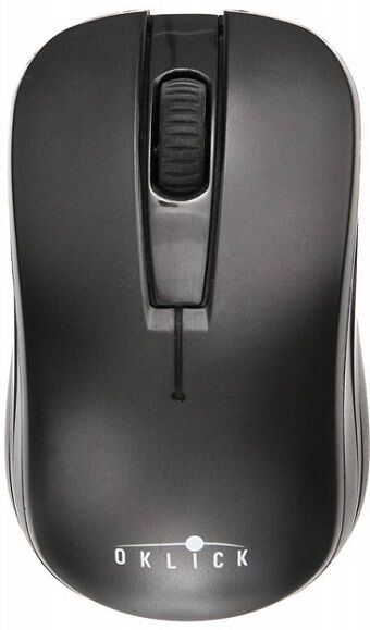 Мышь Wireless Oklick 445MW 945817 черная, 1200dpi, USB, 3 кнопки