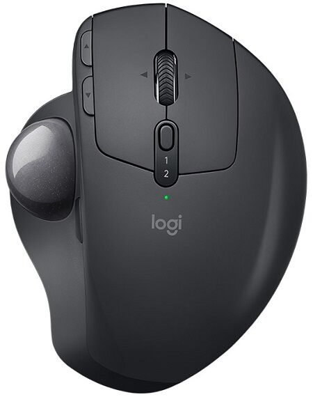 Мышь Wireless Logitech MX Ergo 910-005179 black, bluetooth, USB, 440dpi