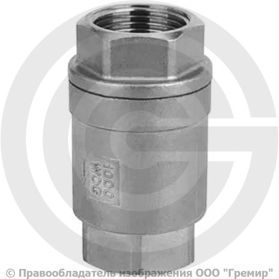 Клапан обратный нержавеющий Ду-25 (1") Ру-40 ВР (ВН) D12 AISI 316 ABRA