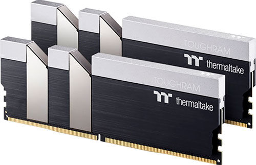Оперативная память Thermaltake DDR4 16Gb (2x8Gb) 3600MHz Toughram TOUGHRAM Black/Grey (R017D408GX2-3600C18A)