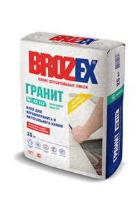 Клей плиточный для керамогранита Гранит KS112, БРОЗЭКС, 25 кг (1/48)