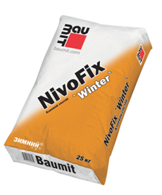 Клей для утеплителя NIVOFIX (ЗИМА), BAUMIT, 25 кг (1/42)