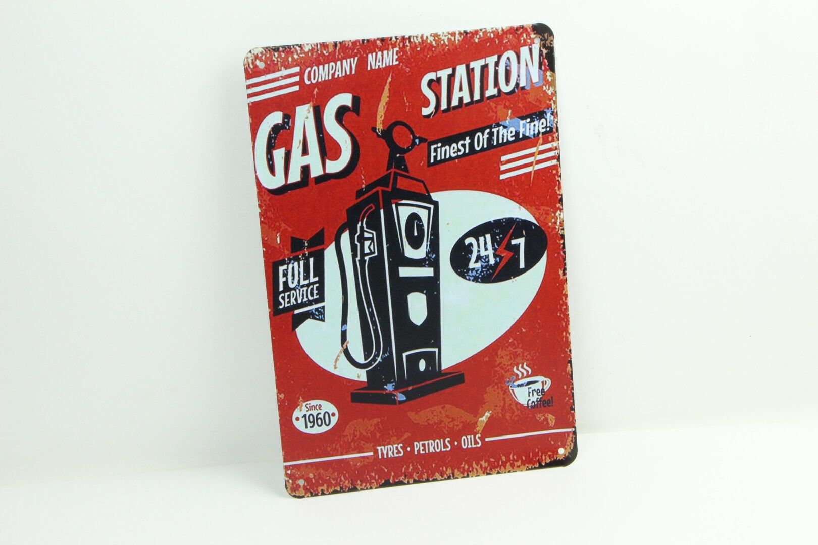 Табличка настенная "Gas Station", металлическая 15600