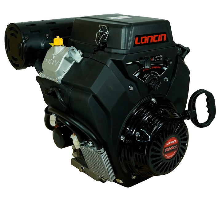 Двигатель LONCIN LC2V80FD, 30л.с, вал 25мм, 2 цилиндр.