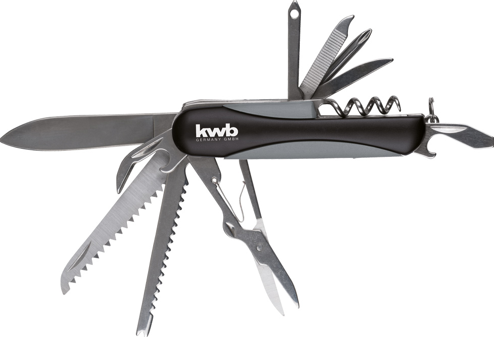 Нож kwb многофункциональный, 11 функций