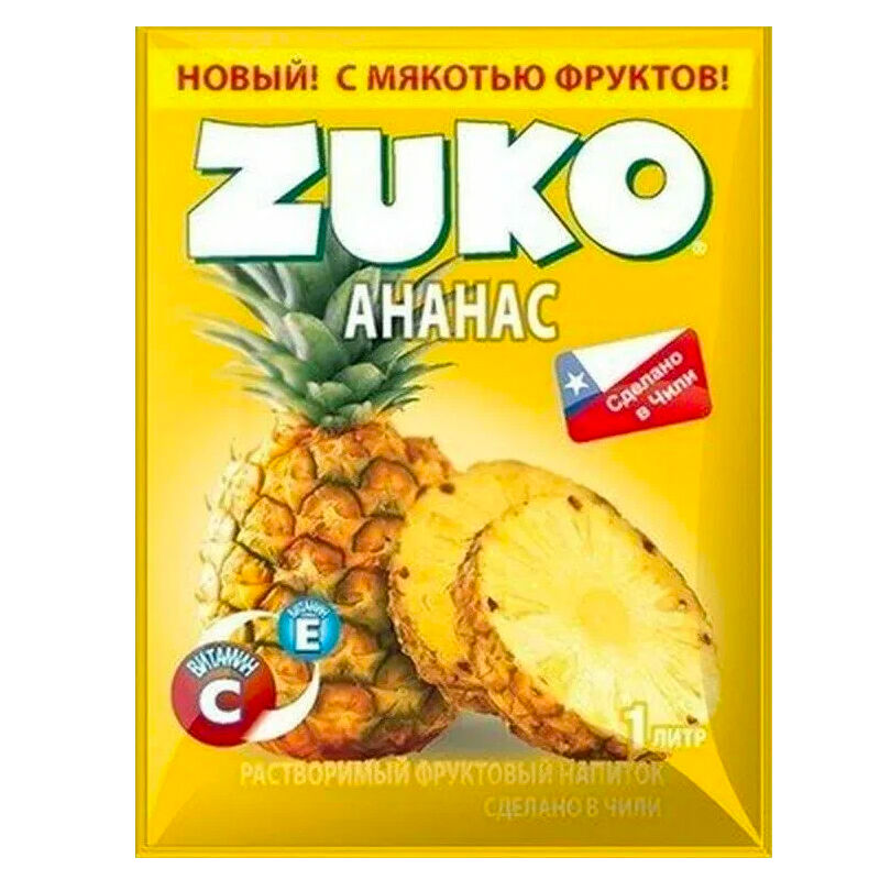 Напиток растворимый Zuko ананас 20 г