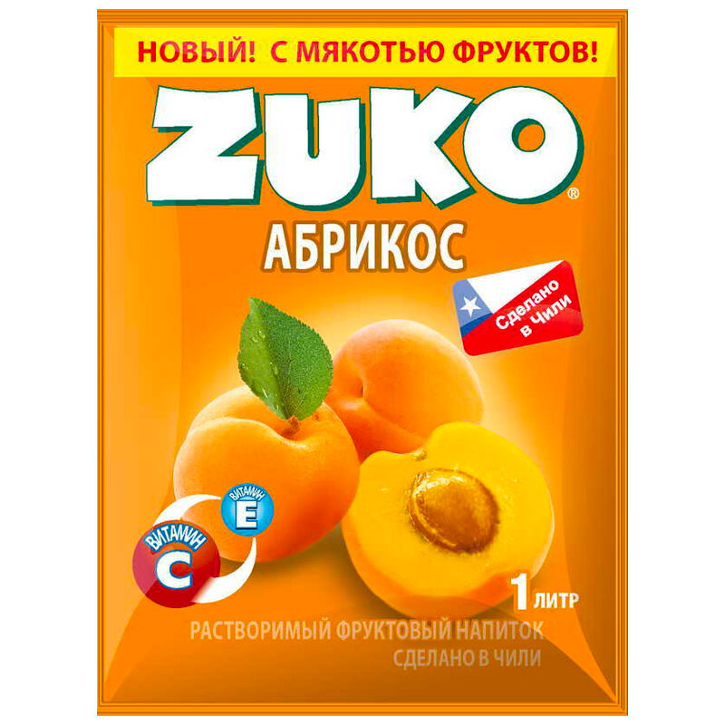 Напиток растворимый Zuko абрикос 20 г