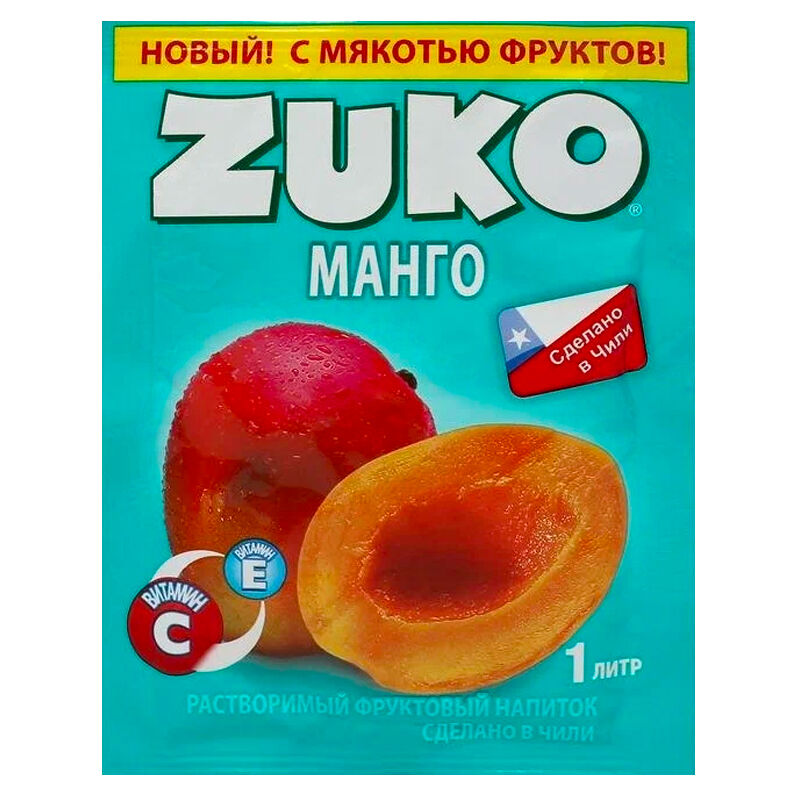 Напиток растворимый Zuko манго 20 г