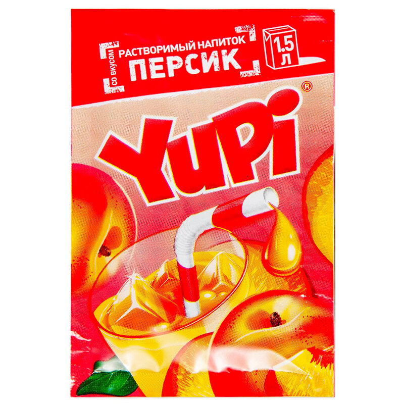 Напиток растворимый Yupi персик 12 г