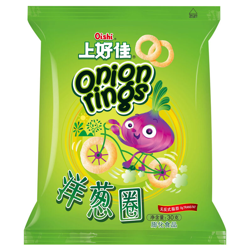 Чипсы Oishi Onion Rings луковые 30 г