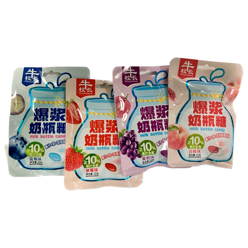 Конфеты жевательные Niuxiaozhang молочные фруктовые 22 г