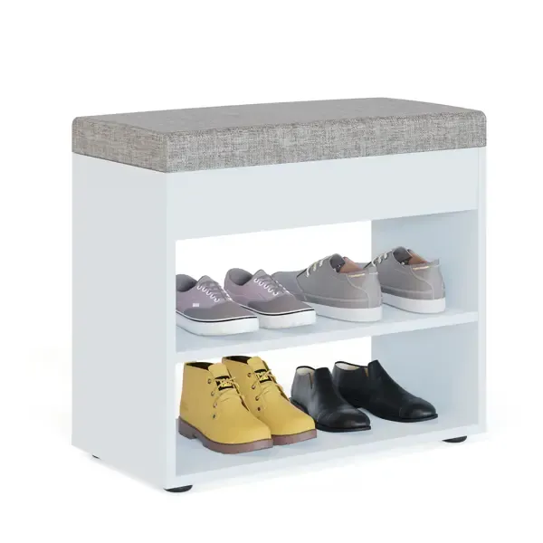 Шкаф для обуви Сокол-т 60x53.3x29.6 см 2 полки ЛДСП цвет белый