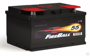 Аккумулятор автомобильный FIRE BALL 6ст-190 (4) N (пер вт) тип В 