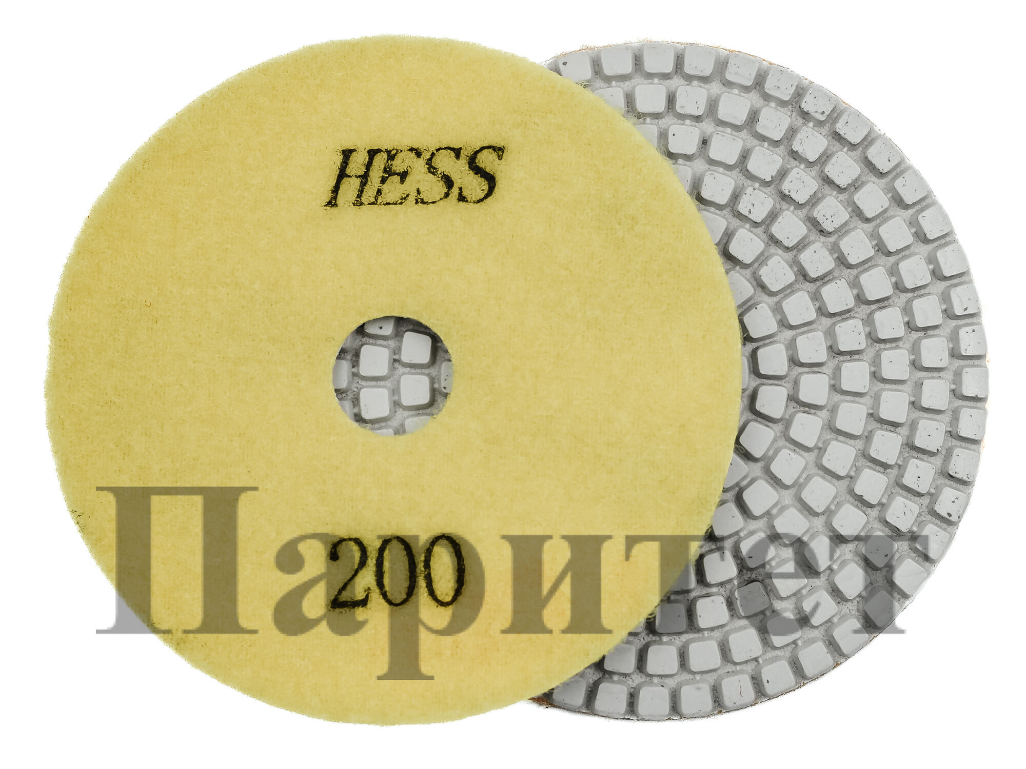 Алмазные гибкие диски Ø 100 "Hess" №200 с водяным охлаждением