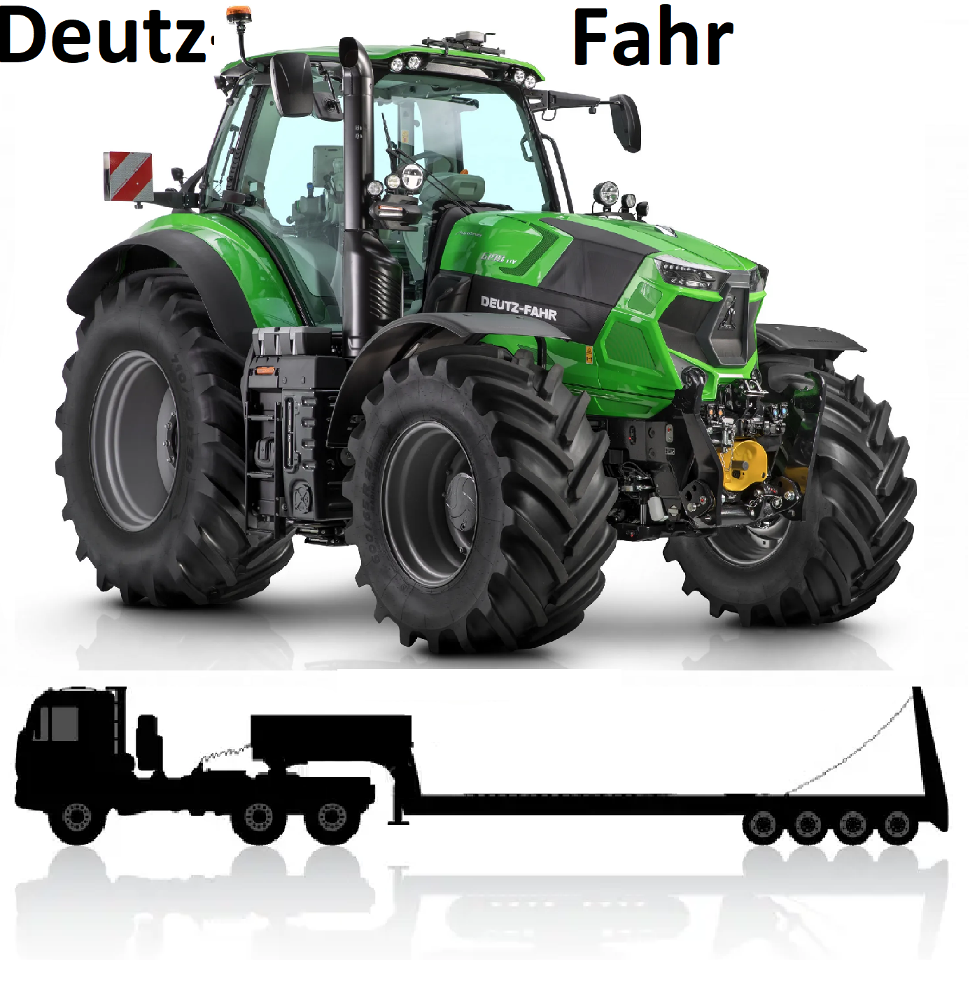 Перевозка тракторов Deutz-Fahr