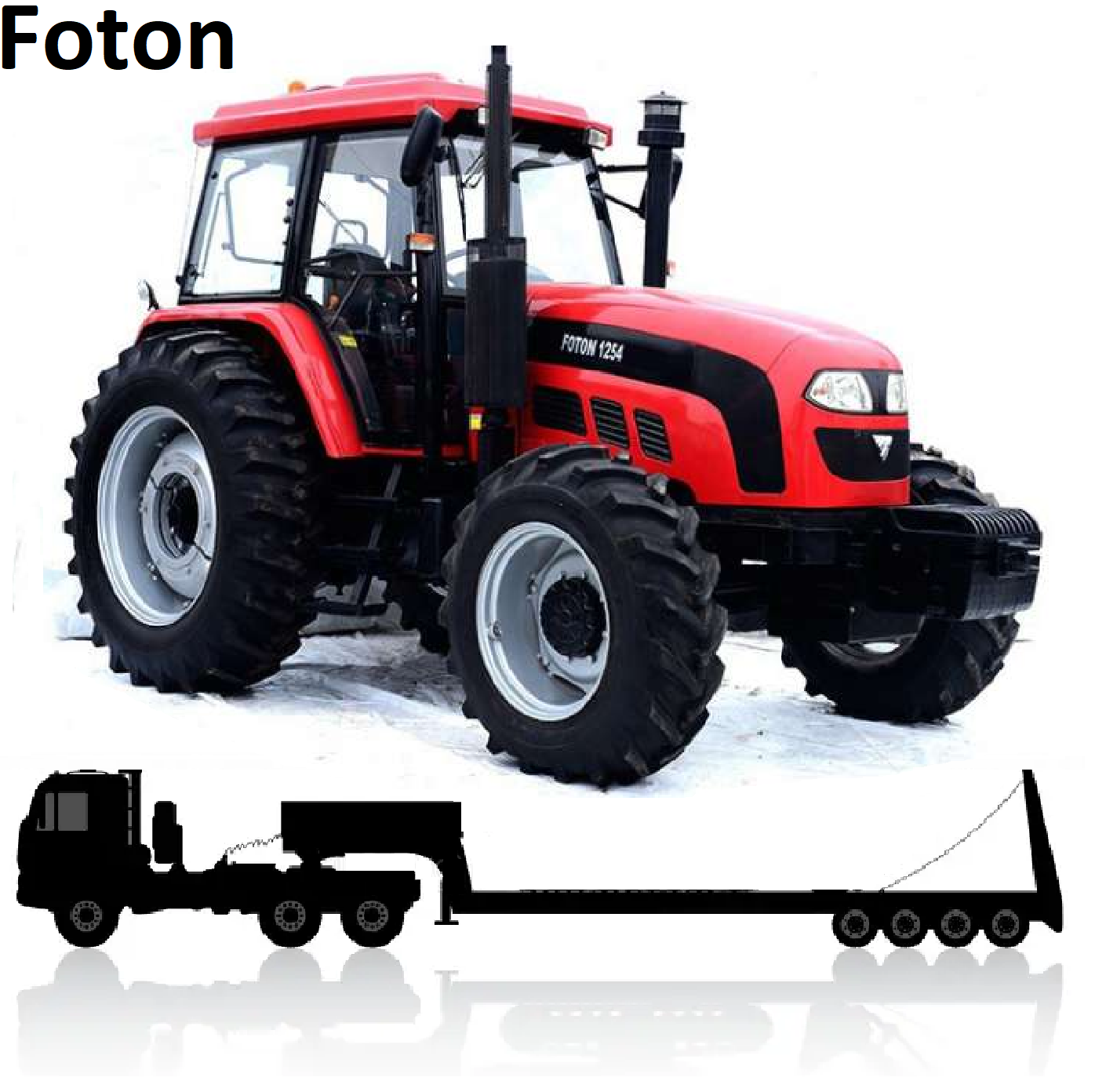 Перевозка тракторов Foton