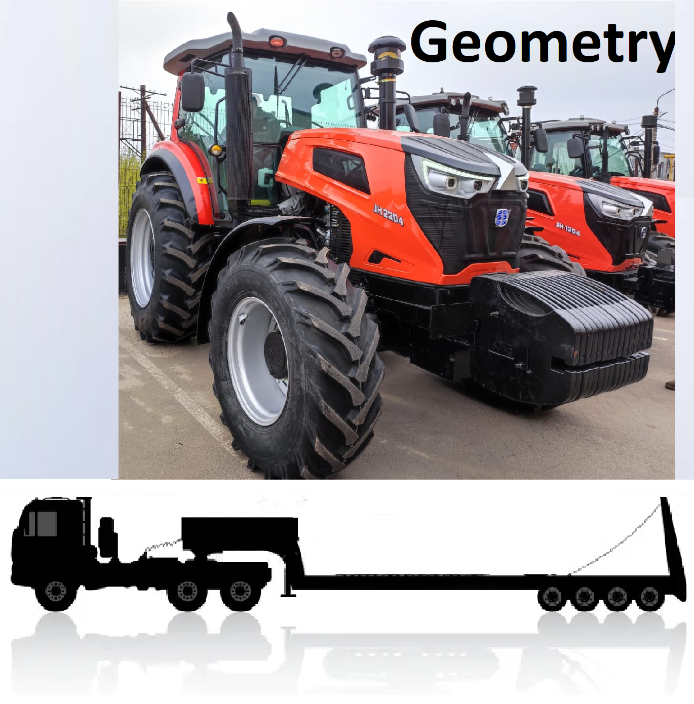 Перевозка тракторов Geometry