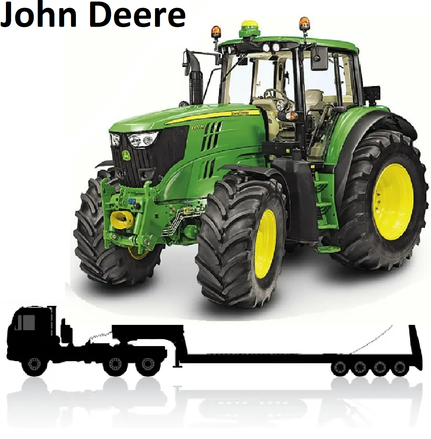 Перевозка тракторов John Deere