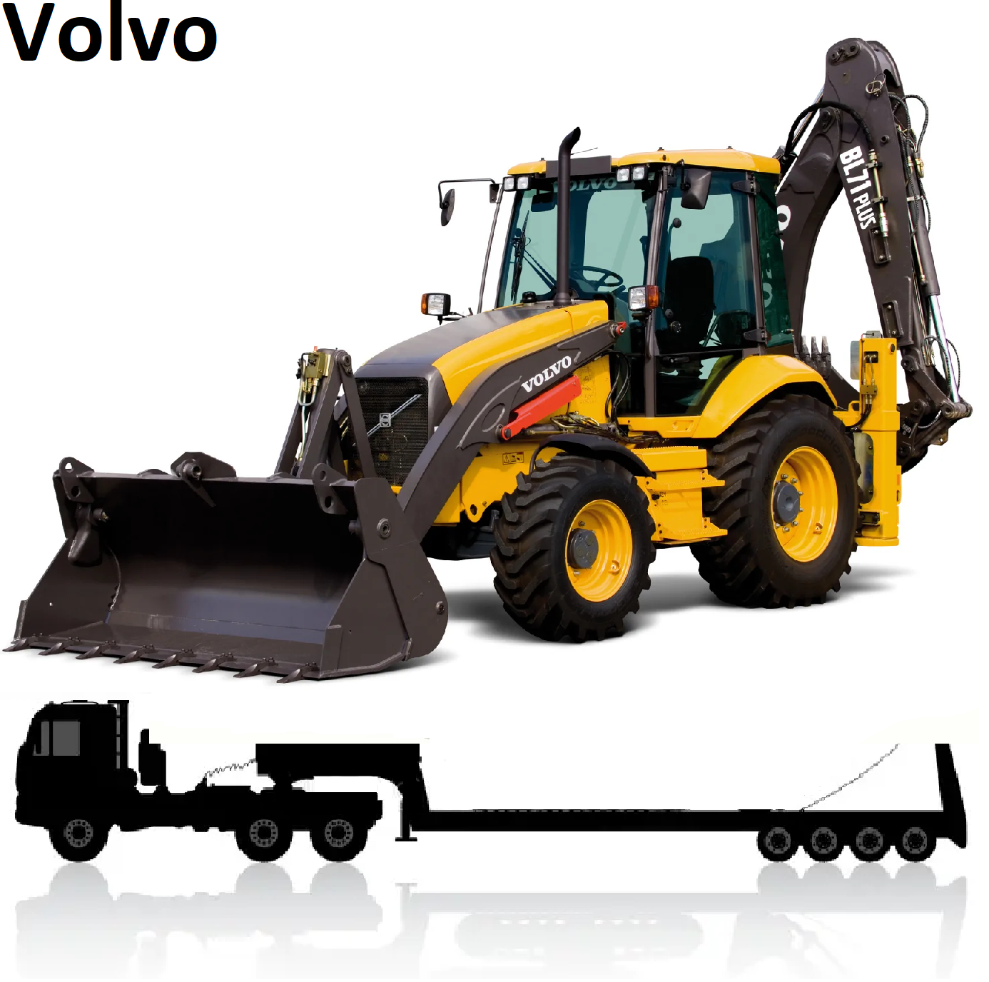 Перевозка тракторов Volvo
