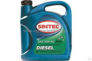 Масло SINTEC Супер SAE 10W-40 API SG/CD канистра 5 л / Motor oil 5liter can 
