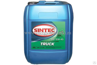 Масло Sintec TRUCK SAE 15W-40 API CI-4/SL канистра 20 л / Motor oil 20l can 