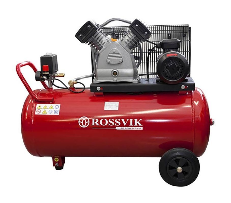 ROSSVIK Поршневой компрессор Rossvik СБ4/С-100.LB30А, ременной привод, масляный, 420 л/мин, 220В